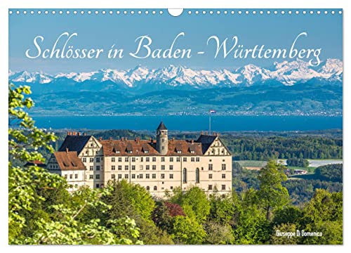Schlösser in Baden-Württemberg (Wandkalender 2026 DIN A3 quer), CALVENDO Monatskalender: Dreizehn eindrucksvolle Schlösser in Baden-Württemberg (CALVENDO Orte) von CALVENDO
