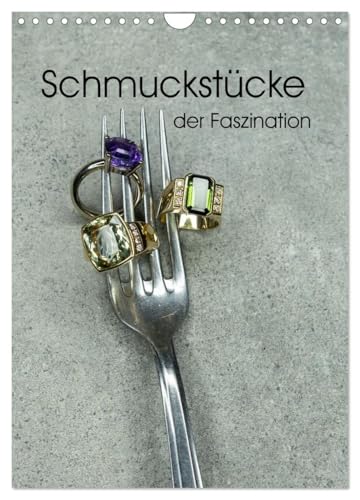 Schmuckstücke der Faszination (Wandkalender 2026 DIN A4 hoch), CALVENDO Monatskalender: Einzigartige Schmuckstücke in luxuriösem Design, perfekt auf einer Gabel in Szene gesetzt. (CALVENDO Kunst) von CALVENDO