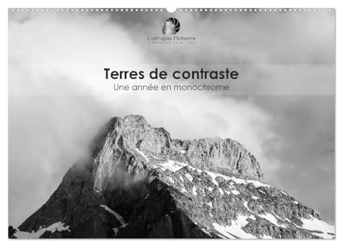 Terres de contraste – Une année en monochrome (Calendrier mural 2026 DIN A2 horizontal), CALVENDO calendrier mensuel: Un calendrier artistique et ... paysages en noir et blanc. (CALVENDO Places) von CALVENDO