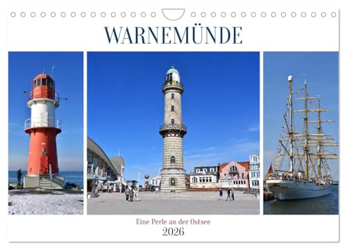 WARNEMÜNDE (Wandkalender 2026 DIN A4 quer), CALVENDO Monatskalender: Bilder von einem das ganze Jahr über wunderschönen Ostseebad (CALVENDO Orte) von CALVENDO