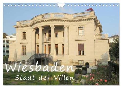 Wiesbaden - Stadt der Villen (Wandkalender 2026 DIN A4 quer), CALVENDO Monatskalender: historische Villen in historistischen Baustilen und Jugendstil (CALVENDO Orte) von CALVENDO