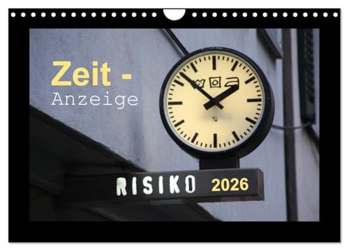 Zeit-Anzeige (Wandkalender 2026 DIN A4 quer), CALVENDO Monatskalender: Das GROSSE UHREN-Allerlei (CALVENDO Orte) von CALVENDO