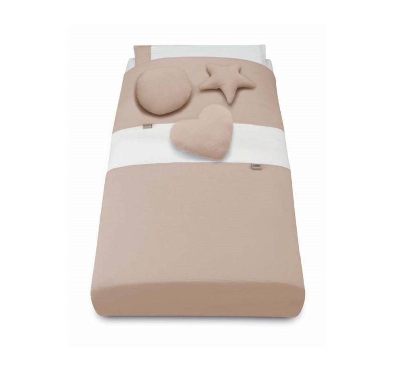 CAM Babybett CAM 4-teiliges Musselin Baby-Bettwäschenset Piumone von CAM