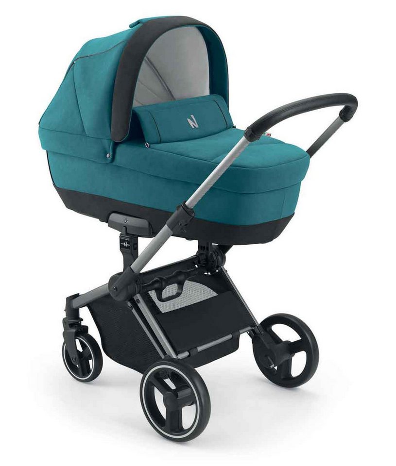 CAM Kombi-Kinderwagen 3-in-1 Slick inkl. Babyschale, Fußsack & Wickeltasche von CAM