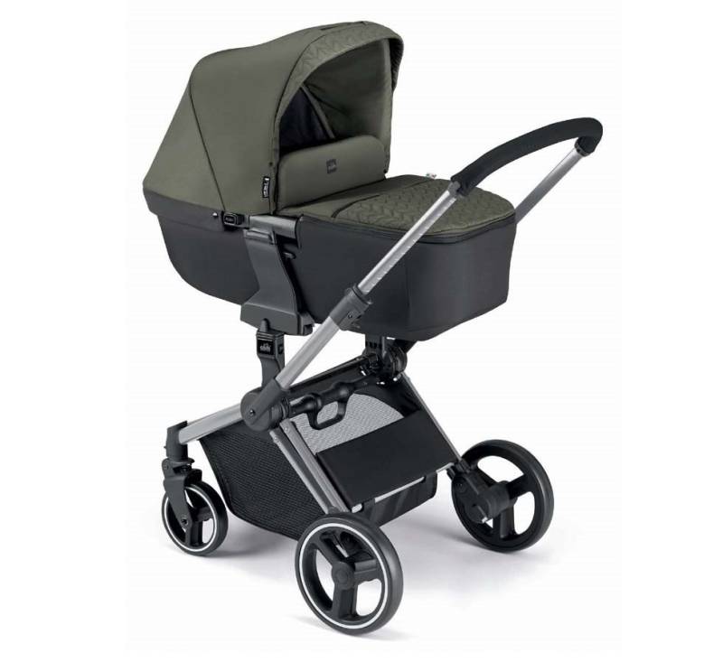 CAM Kombi-Kinderwagen CAM Next Evo 3-in-1 inkl. Auto-Babyschale und faltbare Wanne von CAM