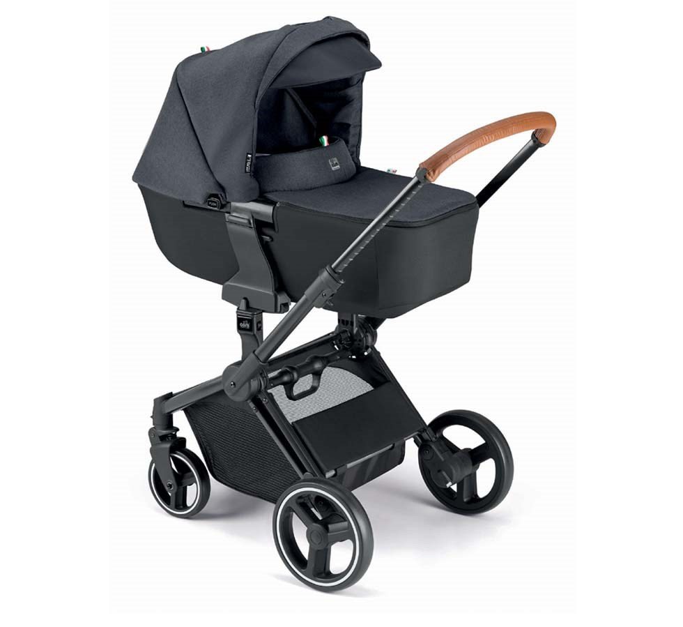 CAM Kombi-Kinderwagen CAM Next Evo 3-in-1 inkl. Auto-Babyschale und faltbare Wanne von CAM