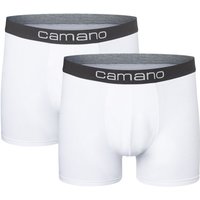 Camano Boxershorts "comfort", (2er Pack), mit elastischem Logobund von CAMANO