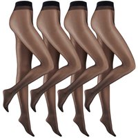 Camano Feinstrumpfhose "fine everyday" 20 4er Pack, mit leicht verstärkte, kaum sichtbare Fußspitze von CAMANO