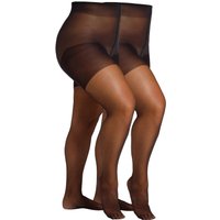 Camano Feinstrumpfhose "fine curvy", (2er Pack), mit großen Größen von CAMANO