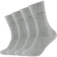 Camano Socken, (Packung, 4 Paar), Mit verstärktem Fersen- und Zehenbereich von CAMANO