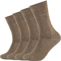 Camano Socken, (Packung, 4 Paar), Mit verstärktem Fersen- und Zehenbereich von CAMANO