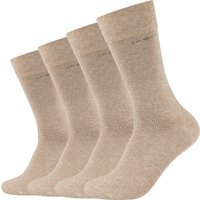 Camano Socken, (Packung, 4 Paar), Mit verstärktem Fersen- und Zehenbereich von CAMANO