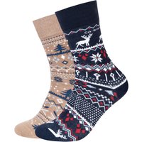 Camano Socken "Socken 2er Pack" 2er Pack Weiche Bündchen aus hochwertiger, gekämmter Baumwolle, nicht einengend Camano Socken "Socken 2er Pack" 2er Pack Weiche Bündchen aus hochwertiger, gekämmter Baumwolle, nicht einengend von CAMANO