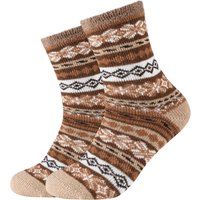 Camano Socken "Socken Cosy Norweger Kuschelsocken Flauschig Warm Damen" von CAMANO