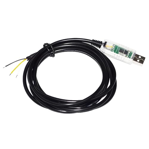CAMCHJVVM INDUSTRIELLER FT232RL-CHIP USB AUF RS485 3PIN 3-KERN WE-KONVERTER SERIELLES KOMMUNIKATIONSKABEL KOMPATIBEL USB-RS485-WE-1800-BT(8M,Transparent USB Case) von CAMCHJVVM