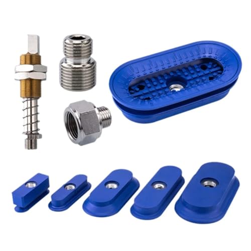 Ovaler Roboterarm-Vakuumsauger der Serie SAOF/SAOB mit Verbindungsstange zur Handhabung von Metallblechen SAOF-50X16 SAOB-60X30(Sky Blue) von CAMCHJVVM
