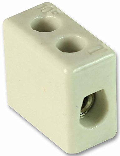 Keramikblock 1-polig 57A | Klemmblöcke Standardverbinder, 1 Stück – CHTB10/1N von CAMDENBOSS