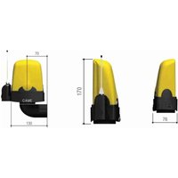 CAME KIARO 001KLED KLED 230V 220V IP54 LED-Blinklicht CAME KIARO 001KLED KLED 230V 220V IP54 LED-Blinklicht von CAME