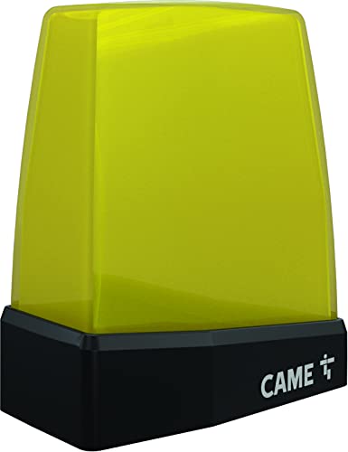 CAME KRX KRX1FXSY LED-Blinkleuchte, Warnleuchte, Signalleuchte für Tore, Bernstein, 24V-230V AC, integrierte Antenne von CAME