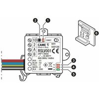 CAME RSLV001 modulo slave per gestione automazione da abbinare a RETH001 CAME RSLV001 modulo slave per gestione automazione da abbinare a RETH001 von CAME