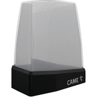 LED-Blinkleuchte CAME KRX 24V AC-DC bis 230 V AC mit integrierte antenne und weißer Haube KRX1FXSW 806LA-0020 von CAME