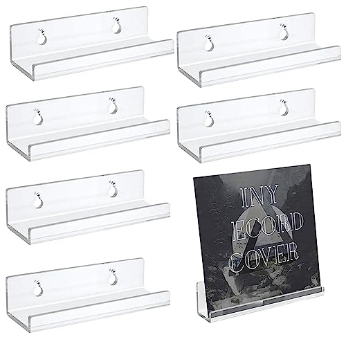 6 Stück Vinyl Schallplattenregal Schallplatten Wandhalterung Vinyl Wandhalterung Schallplattenhalter Aus Transparentem Acryl Für Display Platten Und Fotos Schwimmende Regale Für Sammlung Schallplatten 6 Stück Vinyl Schallplattenregal Schallplatten Wandhalterung Vinyl Wandhalterung Schallplattenhalter Aus Transparentem Acryl Für Display Platten Und Fotos Schwimmende Regale Für Sammlung Schallplatten von CAMEIRGOU