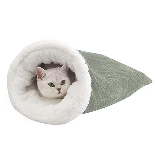 CAMEIRGOU Katzenschlafsack Warmer Katzenbett Waschbar Katzendecke Haustier Kissen Katzen Kuschelhöhle Aus Fleece Katzenhöhle Katzen Schlafsack Kleines Haustierbett Für Katzen Hunde Bis Zu 6 Kg (grau) CAMEIRGOU Katzenschlafsack Warmer Katzenbett Waschbar Katzendecke Haustier Kissen Katzen Kuschelhöhle Aus Fleece Katzenhöhle Katzen Schlafsack Kleines Haustierbett Für Katzen Hunde Bis Zu 6 Kg (grau) von CAMEIRGOU