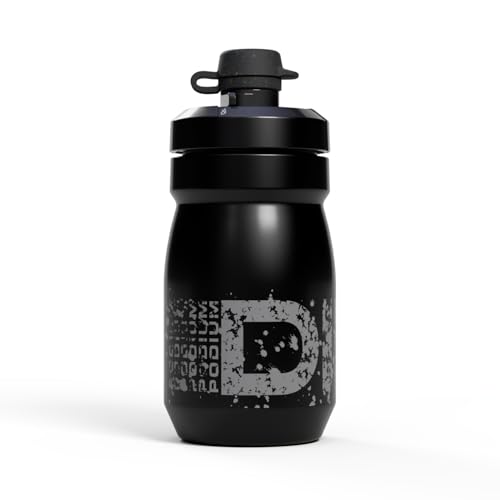 CAMELBAK Podium Dirt Series Chill isolierte Trinkflasche mit Schmutzkappe | 450 ML| BPA-frei, leicht zu drücken, passt in alle Standard-Flaschenhalter | Asphalt von CAMELBAK