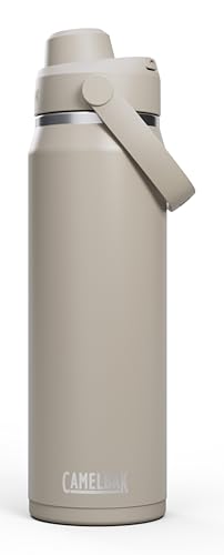 CAMELBAK Thrive Chug Wasserflasche aus isoliertem Edelstahl | 740 ML | leicht zu tragen, auslaufsicher | Stein von CAMELBAK