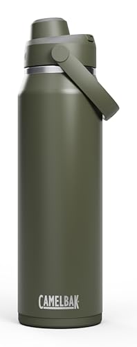 CAMELBAK Thrive Chug Wasserflasche aus isoliertem Edelstahl | 950 ML | leicht zu tragen, auslaufsicher | Moosgrün CAMELBAK Thrive Chug Wasserflasche aus isoliertem Edelstahl | 950 ML | leicht zu tragen, auslaufsicher | Moosgrün von CAMELBAK