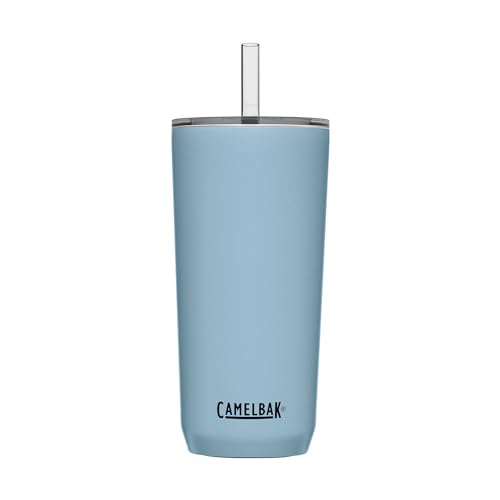 CamelBak Horizon vakuumisolierter Edelstahlbecher mit Strohhalm Dämmerungsblau von CAMELBAK