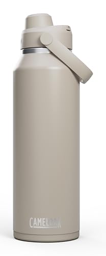 CamelBak Thrive Chug Isolierte Edelstahl-Wasserflasche, Stein, 1,2 l von CAMELBAK