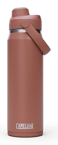 CamelBak Thrive Chug Wasserflasche, isolierter Edelstahl, 750 ml, Sierra Red von CAMELBAK