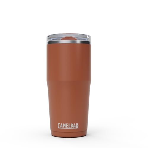 CAMELBAK Tumbler 600 ml – Vakuumisolierter Edelstahl Kaffeebecher – Auslaufsicherer Thermobecher mit Griff und Stoßschutz – Perfekt für Reisen, Büro, Autofahrt und Alltag – BPA-frei - Sierra Red von CAMELBAK