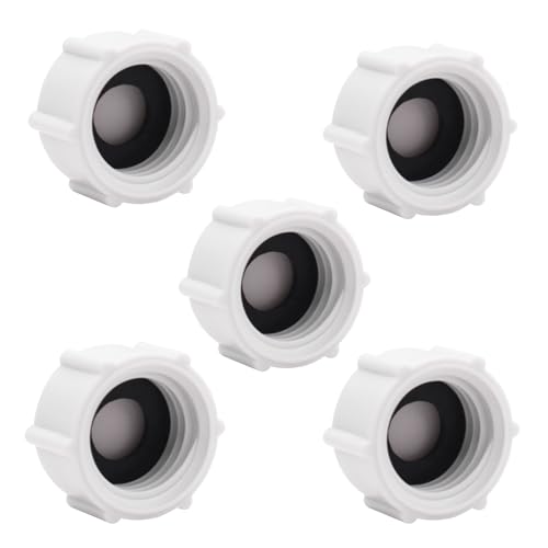 CAMOLIKOS 5 Stück 11456 Sandfilter-Ablaufstopfen Ventilkappe mit O-Ring kompatibel mit Intex 26331CA 26371CA 26323EH 28946EH Ground Pool von CAMOLIKOS