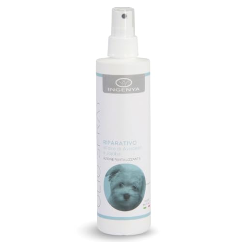 CAMON | Öl Spray für Hunde, mit Avocado- und Jojobaöl, Format 250 ml, wirksam bereits bei der ersten Anwendung, reparierend, nährend und feuchtigkeitsspendend von CAMON