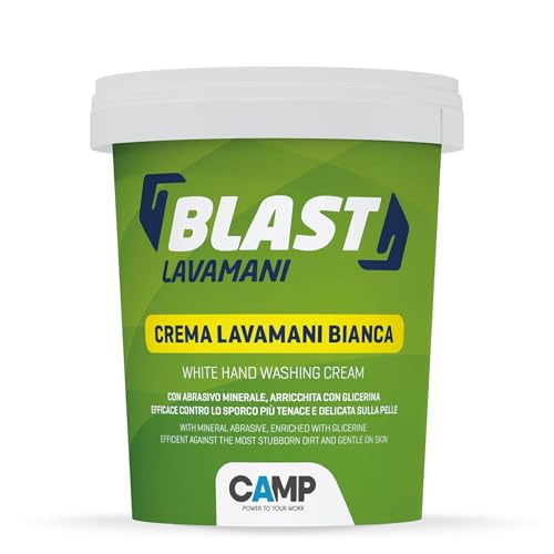Camp BLAST Weiße Handwaschcreme, mit natürlichen Schleifmitteln, für schwierigen Schmutz, mit Glycerin, 1000 ml von CAMP