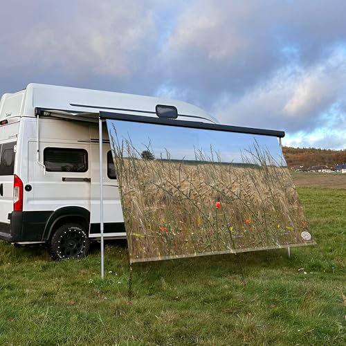 CAMPIDOO Textil Sonnensegel KORNWIESE | Höhe 200cm | hochwertiger Fotodruck inkl. Keder-Befestigung | Markisen-Vorderwand - Länge/Keder: 250cm / 5 mm CAMPIDOO Textil Sonnensegel KORNWIESE | Höhe 200cm | hochwertiger Fotodruck inkl. Keder-Befestigung | Markisen-Vorderwand - Länge/Keder: 250cm / 5 mm von CAMPIDOO