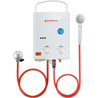 AY132 Tankless Gasdurchlauferhitzer, 5L Gas Propan Durchlauferhitzer 30 oder 37 mbar Tankless Instant Warmwasserbereiter 10kW Energieklasse a von CAMPLUX