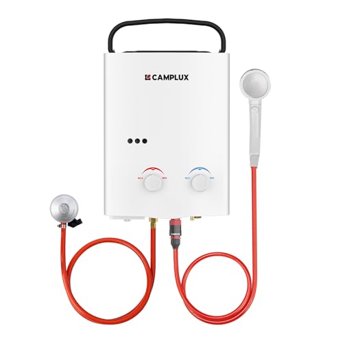 Camplux AY132 Tankless Gasdurchlauferhitzer, 5L Gas Propan Durchlauferhitzer Tankless Instant Warmwasserbereiter 10kW Energieklasse A Camplux AY132 Tankless Gasdurchlauferhitzer, 5L Gas Propan Durchlauferhitzer Tankless Instant Warmwasserbereiter 10kW Energieklasse A von CAMPLUX