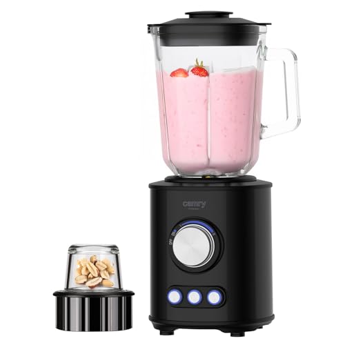 ADLER Camry Tischmixer, 1,5-Liter-Glasbehälter, Titan-Klingen ADLER Camry Tischmixer, 1,5-Liter-Glasbehälter, Titan-Klingen von CAMRY
