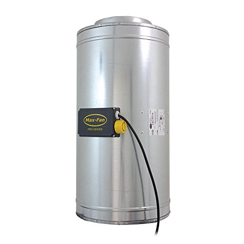 CAN Fans Q-Max 250 Ventilator, 1590 m³/hr, silber, 67 x 34,5 x 38 cm, 08-356-445 von CAN Fans