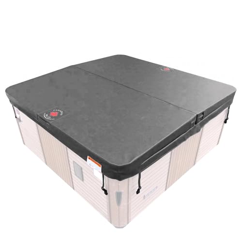 CANADIAN SPA CO. Isolierabdeckung PROLINE, 213 x 213 cm, Grau, Poolabdeckung eckig, Abdeckung für Whirlpool CANADIAN SPA CO. Isolierabdeckung PROLINE, 213 x 213 cm, Grau, Poolabdeckung eckig, Abdeckung für Whirlpool von CANADIAN SPA CO.