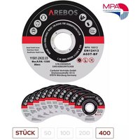 Arebos Trennscheiben 115 mm x 1,2 mm 400 Stück inox Edelstahl Metall Flexscheiben Arebos Trennscheiben 115 mm x 1,2 mm 400 Stück inox Edelstahl Metall Flexscheiben von CANBOLAT VERTRIEBS GMBH