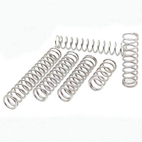 10 Stück 1,2/1,4 mm Drahtdurchmesser. Druckfedern aus Edelstahl 304 (Nr. 638)(1.4 * 12 * 40 mm) von CANCJDYTZ