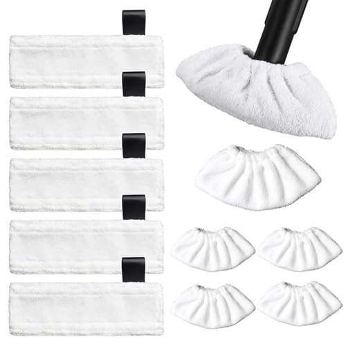 10 Stück Kärcher Dampfreiniger Zubehör, Dampfreiniger Mikrofaser Ersatztücher Set, Ersatzbezug Tücher für Handdampfreiniger für Kärcher SC1 SC2 SC3 SC4 SC5 SV7 10 Stück Kärcher Dampfreiniger Zubehör, Dampfreiniger Mikrofaser Ersatztücher Set, Ersatzbezug Tücher für Handdampfreiniger für Kärcher SC1 SC2 SC3 SC4 SC5 SV7 von CANCYCC