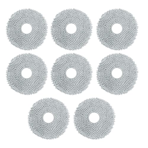 8 Stück Mikrofaser Wischmop Kompatibel mit Roborock Q Revo Wischpads, Ersatz Wischtücher für Roborock Q Revo/Qrevo MaxV/Qrevo Master/Qrevo Slim/Qrevo Pro/Qrevo S/Qrevo Curve Roboter Staubsauger von CANCYCC