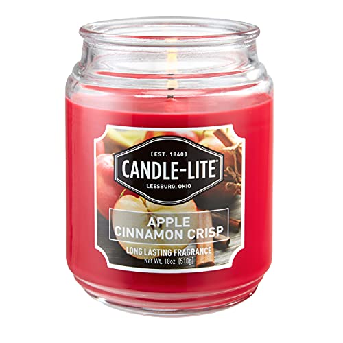 CANDLE-LITE Everyday Duftkerze im Glas, Duft: Apfel, Zimt, 3 Dochten, 284 ml, Medium, Duft: Spiced Orchard 18 oz. Unbekannt von CANDLE-LITE