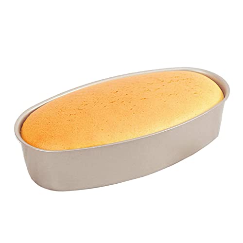 CANDeal 1 Stück Oval Backformen, antihaftbeschichtet, professionelle Kastenform, 22 cm, ovale Form, Kuchenform, antihaftbeschichtet, Stahl, Käseform, Brot, Kastenform von CANDeal