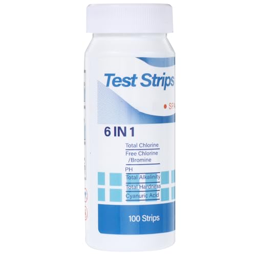 CANIGHT Ph-testpapier-Set 6-in-1-teststreifen Für Poolwasser Härte Alkalität Ph-wert Testpapier Für Aquarien Und Spa Tragbar Genau von CANIGHT